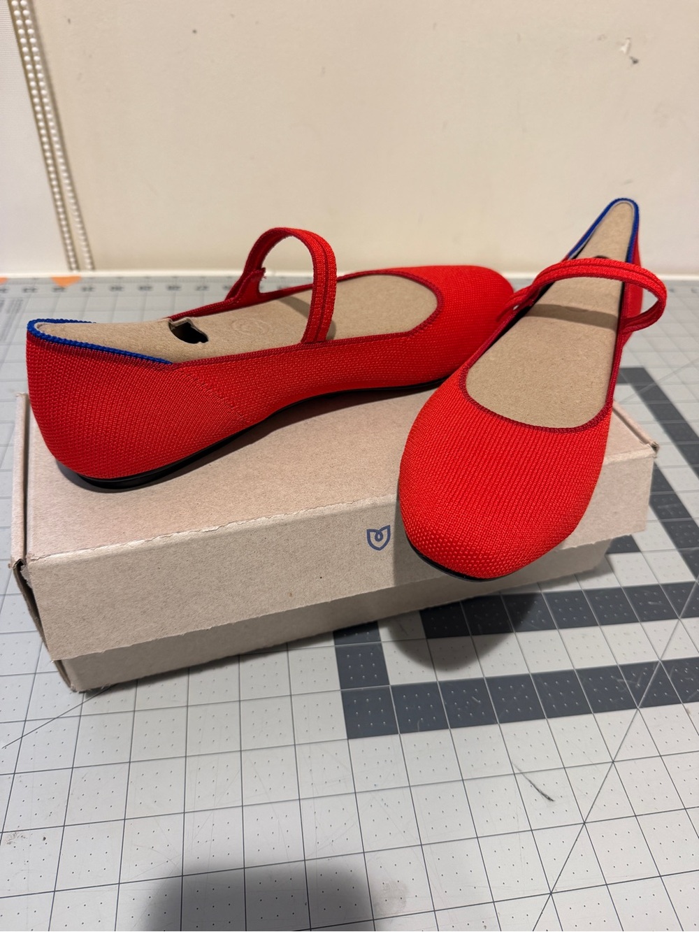 NEW Rothy’s Red Mary Jane Flats Size 10